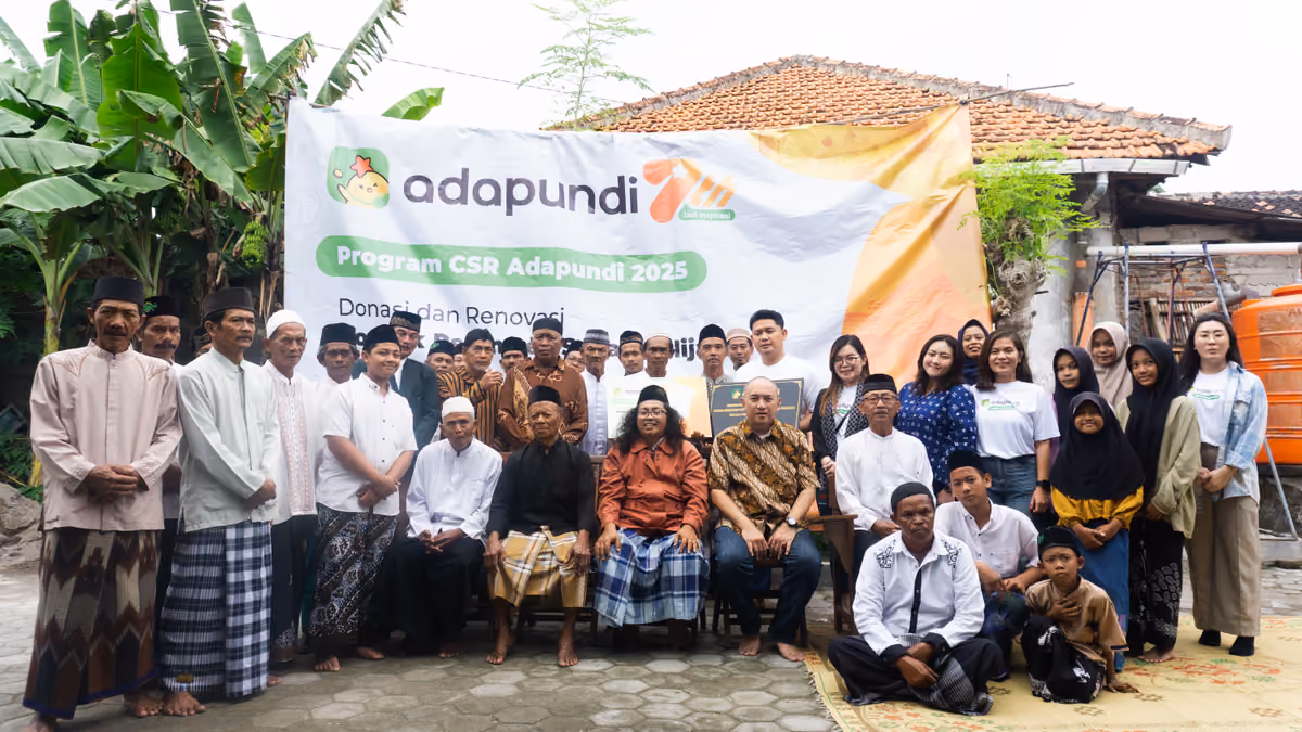 Rayakan 7 Tahun Menjadi Inspirasi, Adapundi adakan Program CSR dan Literasi Keuangan