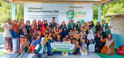 HUT ke-8, Adapundi Gelar CSR #BeraniWujudkan untuk Bumi Tanam 888 Mangrove dan Donasi Perahu