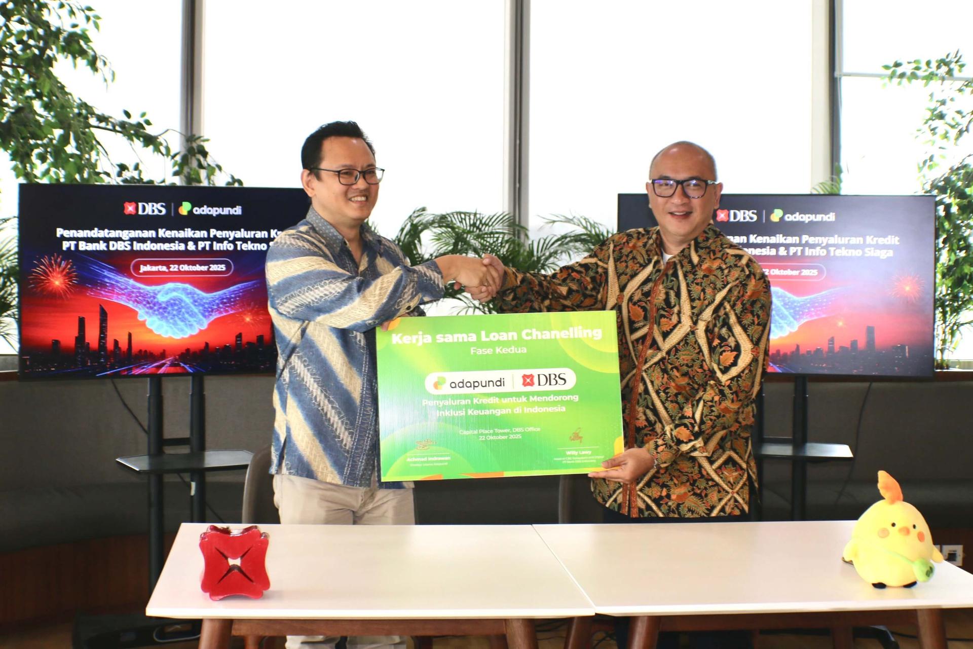Kerja Sama Loan Channeling Adapundi dan Bank DBS Indonesia Masuki Fase Baru